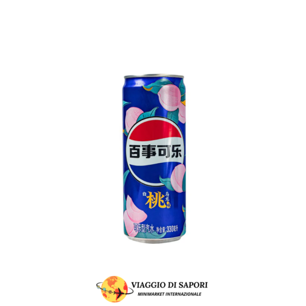 Pepsi alla Pesca e Tè Oolong - 330ml | Bevanda Frizzante